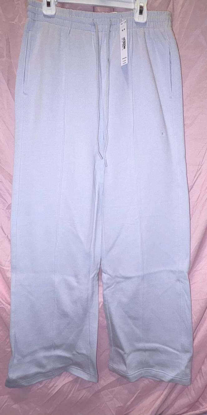 Victoria's Secret Pink Ivy Fleece Wide Leg Pants M